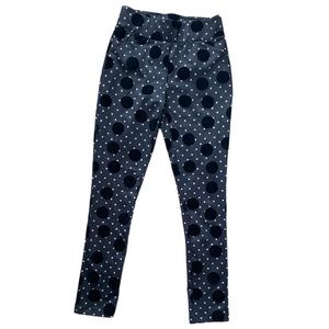 Versona Black Polka Dot Leggings Size XS